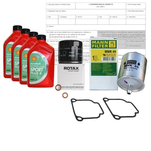 Servicepaket Rotax 912 (80 / 100 PS) - 100 Stundenkontrolle - zertifiziert