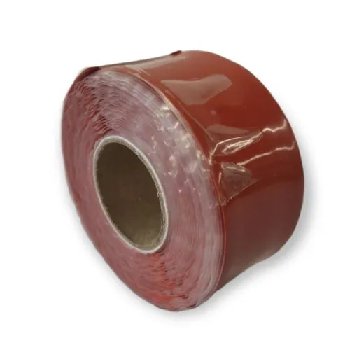 Silikon Reparaturtape Selbstverschweißend Rotbraun 260 °C 3 m x 25,4 mm