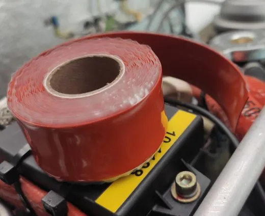 Silikon Reparaturtape Selbstverschweißend Rotbraun 260 °C 3 m x 25,4 mm