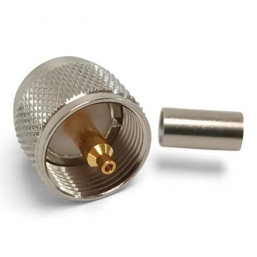 UHF Crimpstecker für RG58 Aircell Kabel