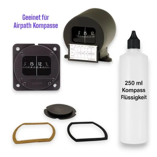 Winter 9074 Dichtungssatz | für Airpath Kompass C2300 & C2400 | inkl. 250ml Kompassflüssigkeit