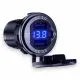 USB Einbau Steckdose mit Dual Port Quick Charge 3.0 und LED Voltmeter