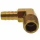 Messing Einschraubschlauchtülle 8 mm 1/4" NPT gewinkelt 90°