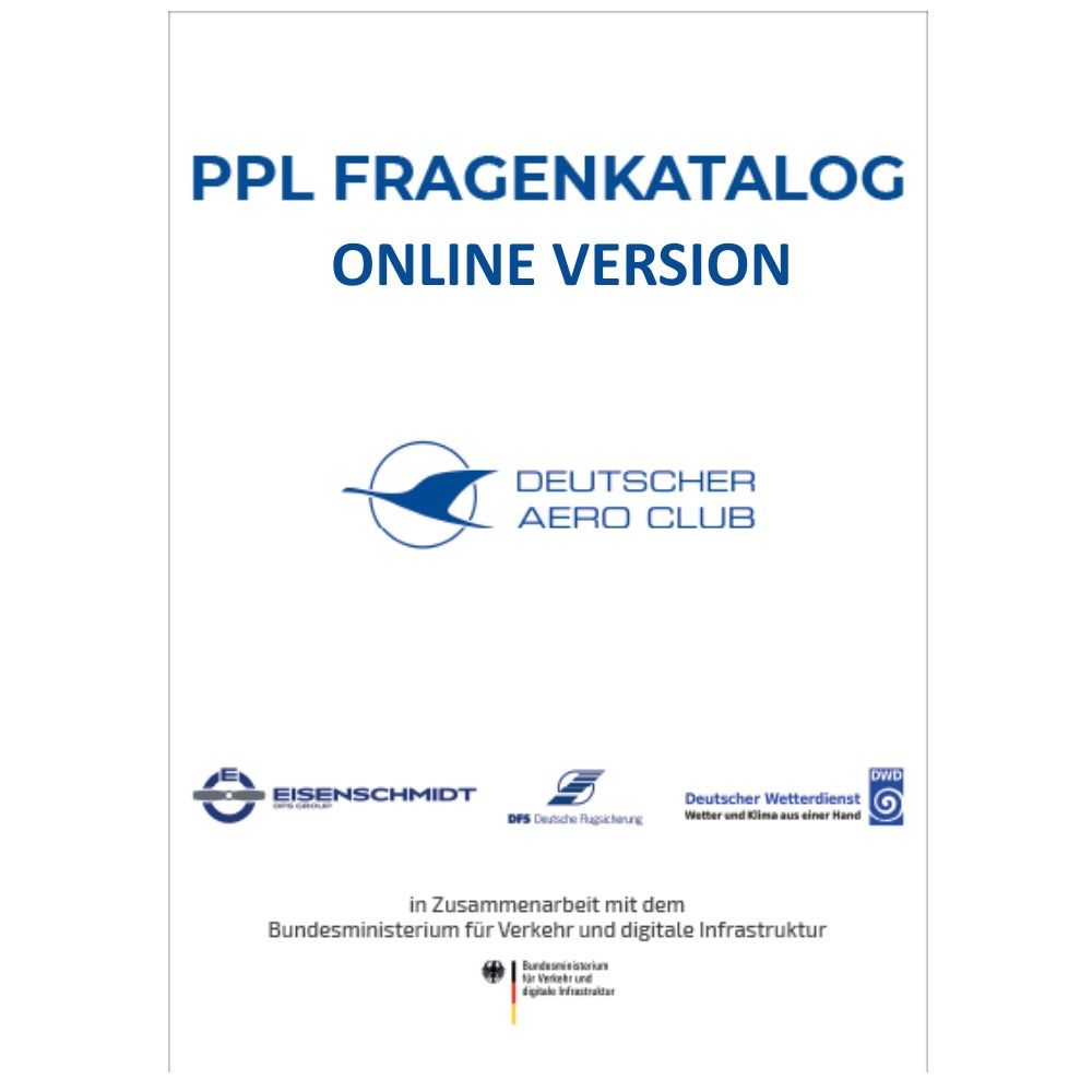 PPL Prüfungsfragen Katalog 12 Monate Online Lernen Aviationexam s.r.o.