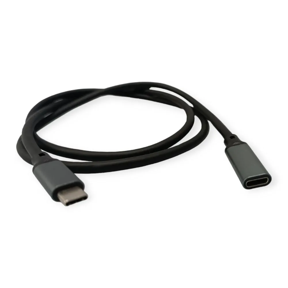 USB-C Verlängerungskabel 1m – 10 Gbit/s, 100W Laden, 4K@60Hz – Kompatibel Mit MacBook, Galaxy, PSVR2 Uvm.