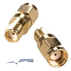 SMA-Reverse-Adapter vergoldet - SMA-Reverse-Stecker auf SMA-Standard-Buchse