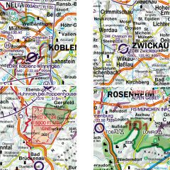Deutschland Nord VFR Luftfahrtkarte – ICAO Karte 500k 2023