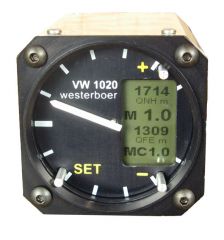 Westerboer Düsenkompensiertes E-Vario mit Grafikdisplay und Sollfahrtgeber VW1020