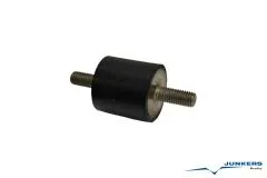 Gummi-Metall-Puffer / Schwinggummi 25,0 mm x 25,0 mm M6 x 18 mm