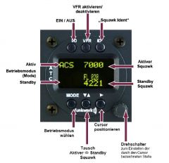 f.u.n.k.e. AVIONICS Transponder TRT 800H OLED, A/C/S gebraucht