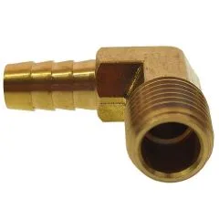 Messing Einschraubschlauchtülle 8 mm 1/4&quote; NPT gewinkelt 90°