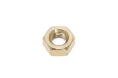 Mutter M3 DIN 934 Messing blank