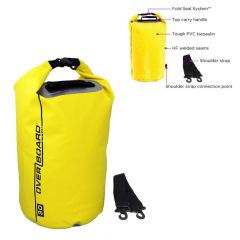 Wasserdichte Tasche Packsack OverBoard 30 Liter Gelb