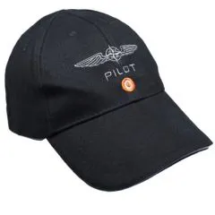Pilot Cap Baumwolle Schwarz