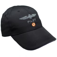 Pilot Cap Microfaser Schwarz