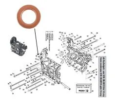Dichtring 8x13 für Kurbelwellengehäuse Verschlussschraube A 8X13 DIN 7603