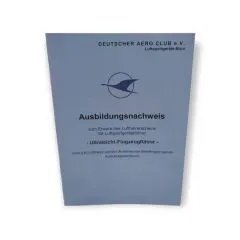 DAEC Ausbildungsnachweis Ultraleicht Luftsportgeräteführer