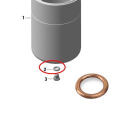 Kupfer Fülldichtring Typ C für die Ölablassschraube