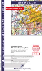 ICAO-Karte, Blatt Berlin (Ausgabe 2025), Motorflug 1:500.000 (Papier)