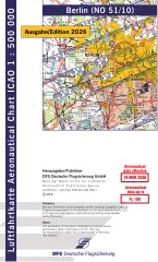 ICAO-Karte, Blatt Berlin (Ausgabe 2026), Motorflug 1:500.000 (Papier)