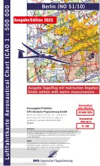 ICAO-Karte, Blatt Berlin (Ausgabe 2025), Segelflug 1:500.000 (Papier)