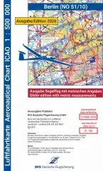 ICAO-Karte, Blatt Berlin (Ausgabe 2026), Segelflug 1:500.000 (Papier)