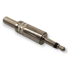 Metall Klinkenstecker 3,5mm Mono f.u.n.k.e.