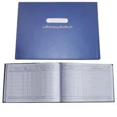 Luftfahrzeug Bordbuch Hardcover ca. 100 Seiten