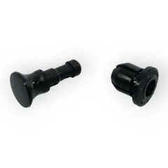 Nylatch Panel Verschlussmuffe mit Spreizknopf schwarz