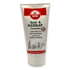ROTWEISS Acryl- & PLEXIGLAS® Polierpaste 150ml | Kratzerentferner & Oberflächenaufbereitung