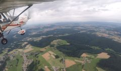 Schnupperflug ab Kulmbach - 60 min. auf dem Pilotensitz