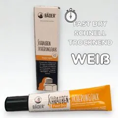 Schraubensicherungslack WEIß FAST DRY 20ml Tube