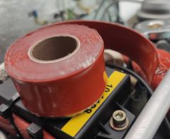 Silikon Reparaturtape Selbstverschweißend Rotbraun bis zu 260 °C