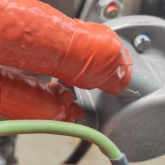 Silikon Reparaturtape Selbstverschweißend Rotbraun bis zu 260 °C