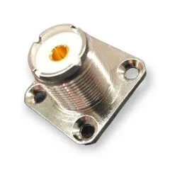 UHF PL Einbaubuchse mit Flanschmontage